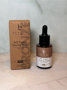 Beauty by Earth Self Tanner Tanning Drops Medium 1 oz